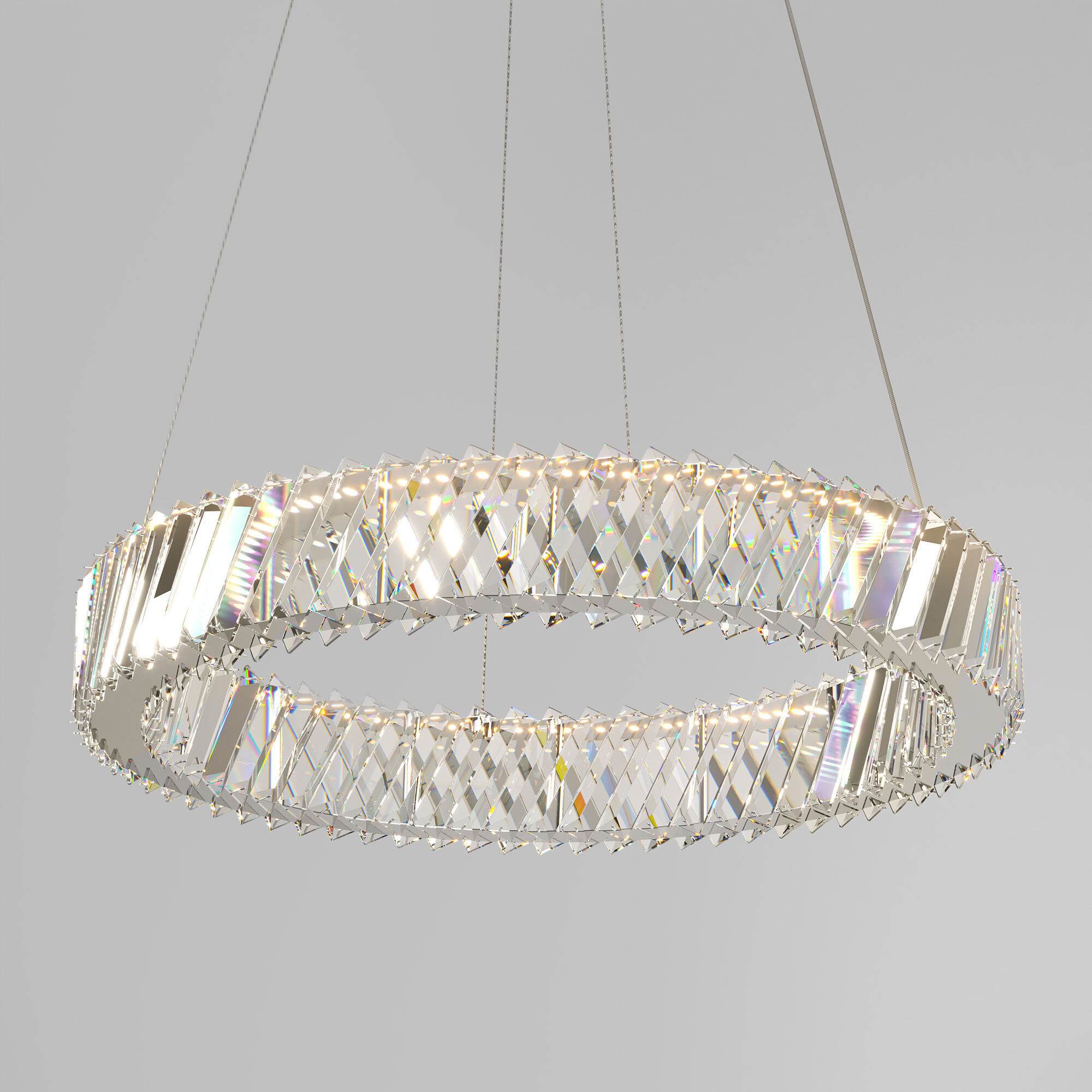 Eurosvet 101004 LED никель хрусталь Strotskis