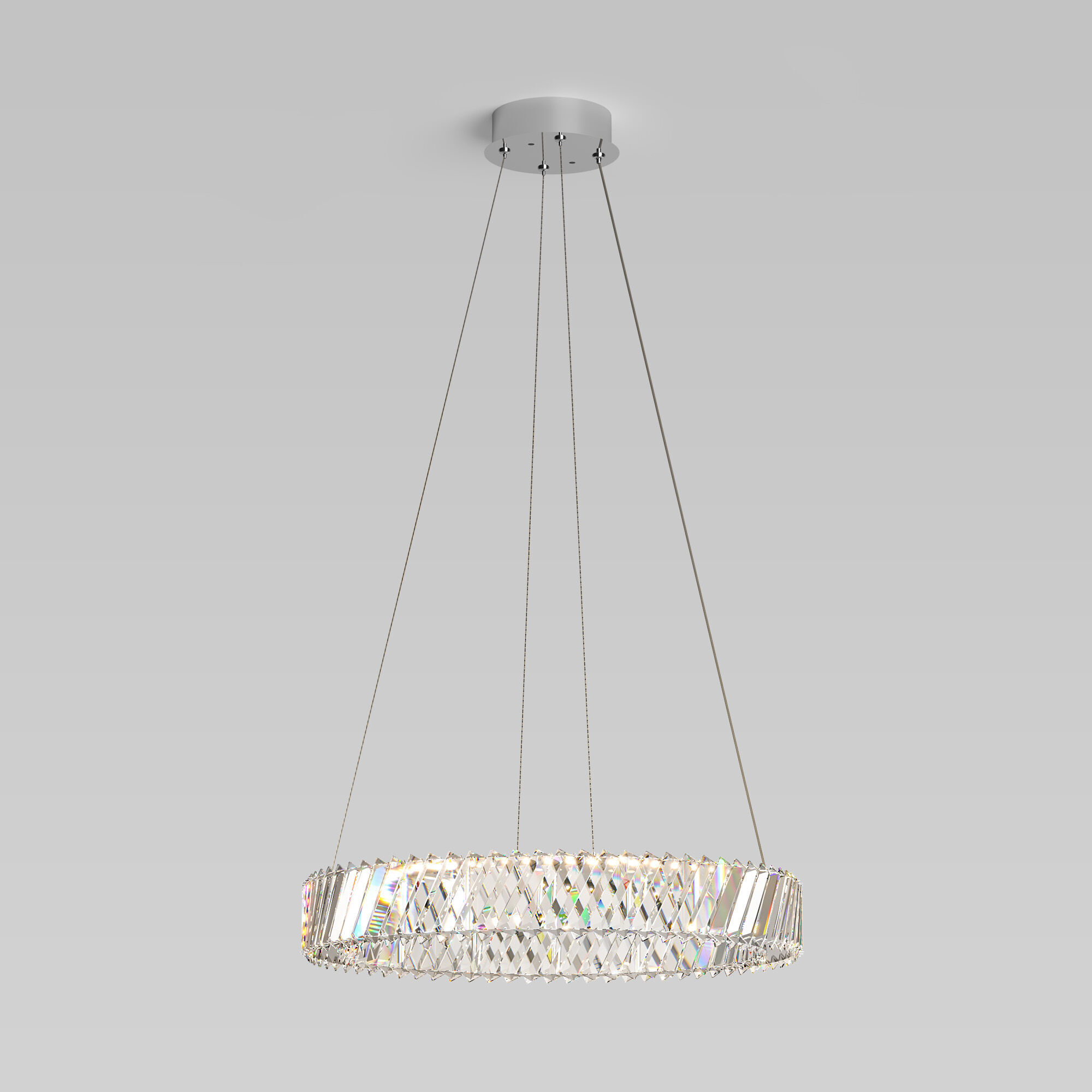 Eurosvet 101004 LED никель хрусталь Strotskis