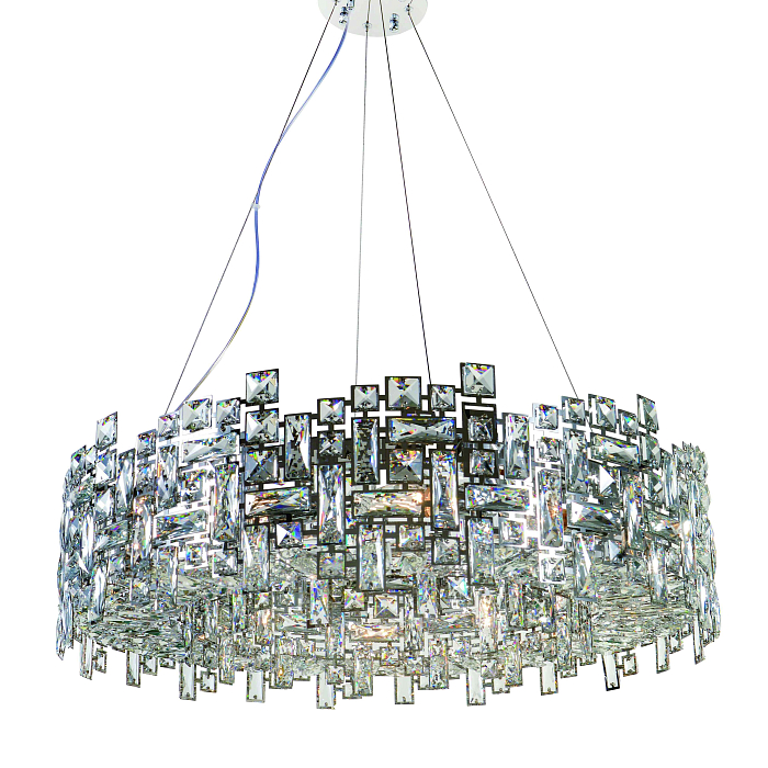 Люстра NewRgy 6055R/12A CHROME+CLEAR