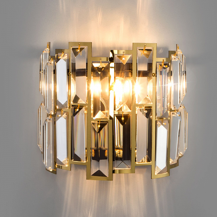 Светильник Bogate's 339/2 золото / черный