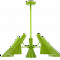Люстра Sfera Sveta 1001P/5 GREEN