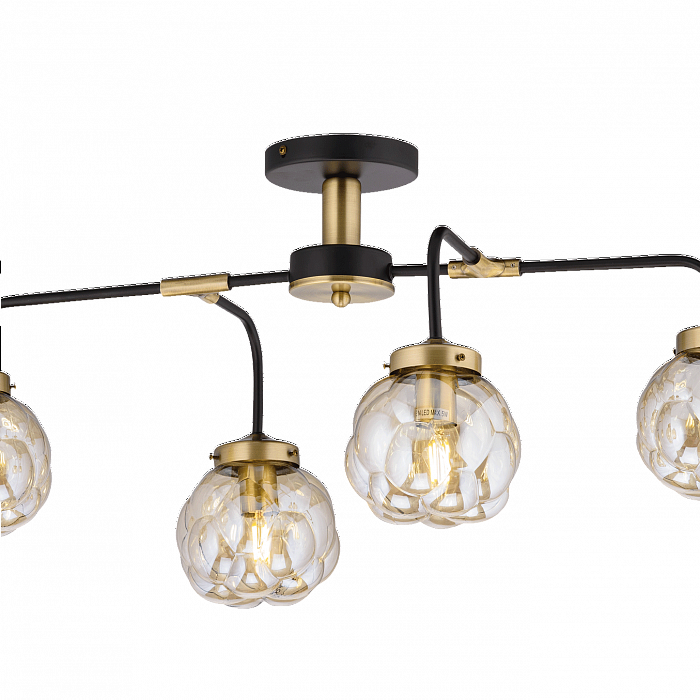 Люстра NewRgy 40345MD/4 MBK+AB