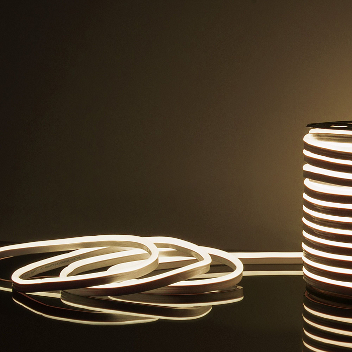 Уличный светильник Elektrostandard Гибкий неон 220V 9,6W 120Led 2835 IP67 односторонний дневной белый, 50 м