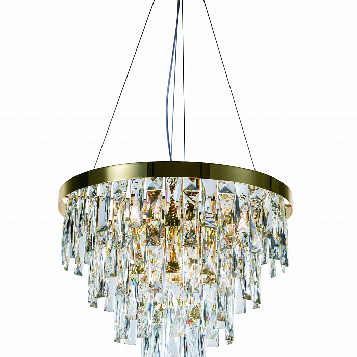 Люстра NewRgy 5729E/8A GOLD+CLEAR