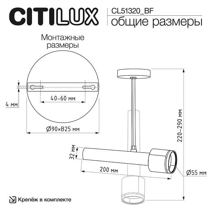 Спот CITILUX CL51320_BF