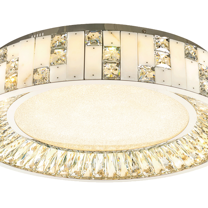 Люстра NewRgy 2896R/144W CHROME+CLEAR
