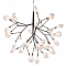 Светильник Crystal Lux EVITA SP36 BLACK/TRANSPARENT