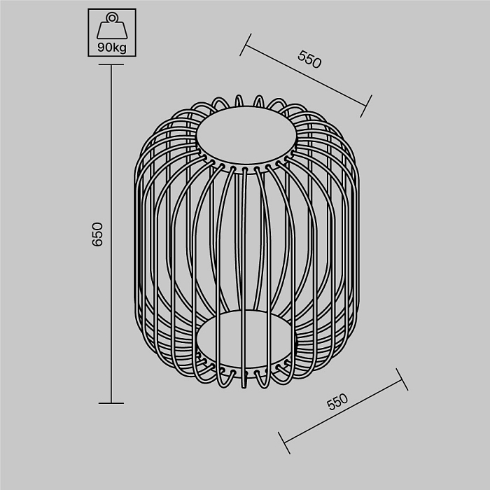 Уличный светильник Outdoor O478FL-L18GF3K