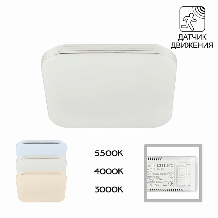 Светильник Citilux CL714K24SV