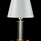 Настольная лампа Crystal Lux NICOLAS LG1 GOLD/WHITE